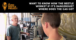 Pierre being interviewed by a student.