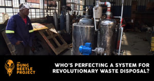 Workers busy working on the recycled fuel.